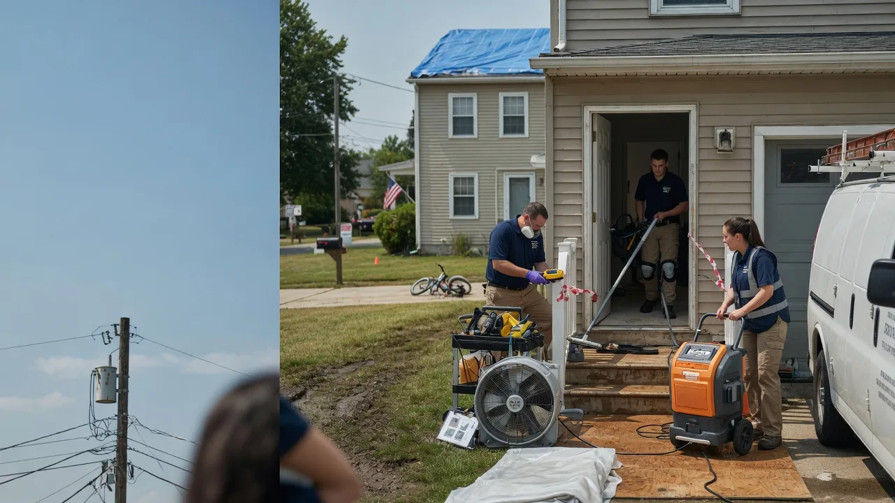 Water Damage Repair in Pineville, PA near me